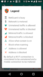 Netguard APK v2.327 Conexión 4